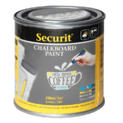 Pittura lavagna - grigio - 250ml - securit [pnt-gy-sm]