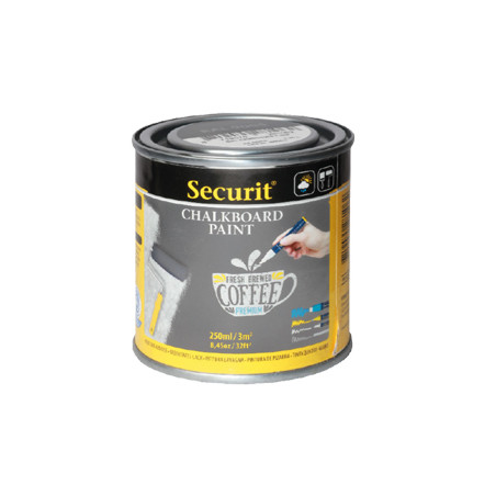 Pittura lavagna - grigio - 250ml - securit [pnt-gy-sm]