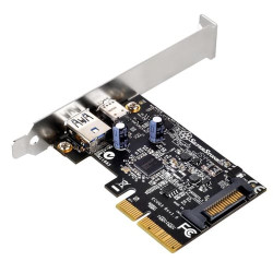 Scheda silverstone sst-ecu03, 2port usb3.1 gen2 pcie