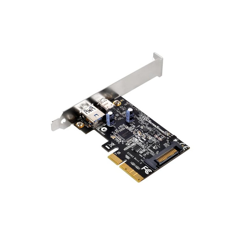 Scheda silverstone sst-ecu03, 2port usb3.1 gen2 pcie