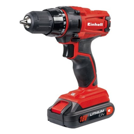 Trapano avvitatore einhell tc-cd 18-2 li, a batteria 18v