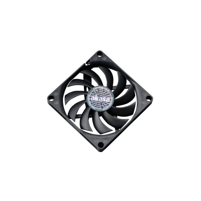 Ventola 80x80 akasa ak-fn076 slimline nero [ak-fn076]