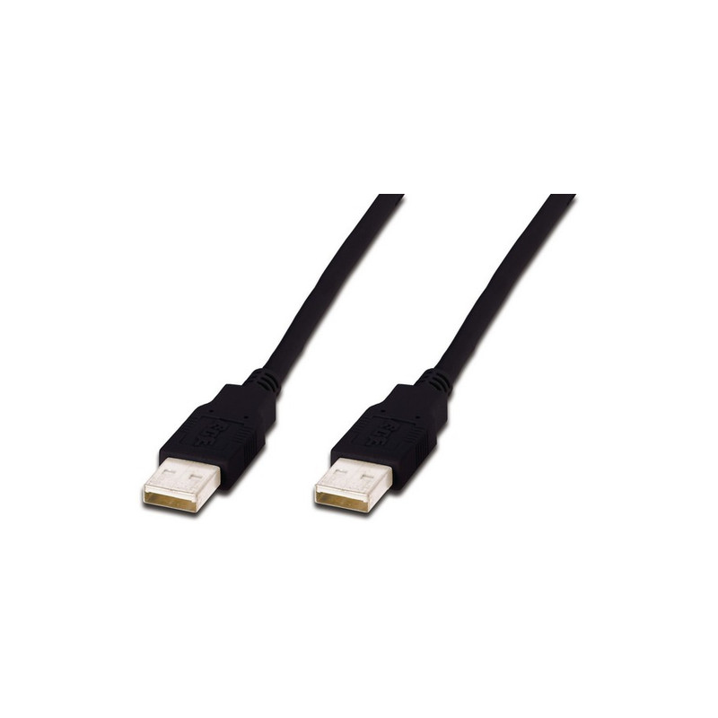 Cavo assmann electronic usb-a a usb-a m/m 1.8m nero [ak-300100-018-s]