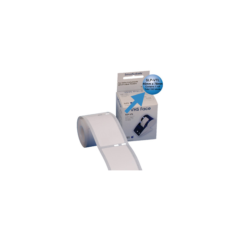 Etichetta nastro video seiko bianco [slp-vtl]
