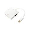 Adattatore logilink minidisplayport a displayport/dvi/hdmi bianco