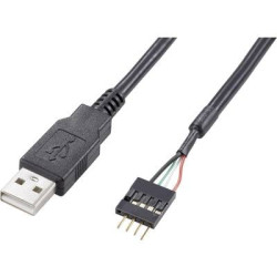 Akasa usb 2.0 cavo di collegamento [1x spina a usb 2.0 - 1x spina
