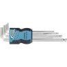 Kit di chiavi a brugola brugola interna 9 parti hazet 2105lg/9h [2105lg/9h]