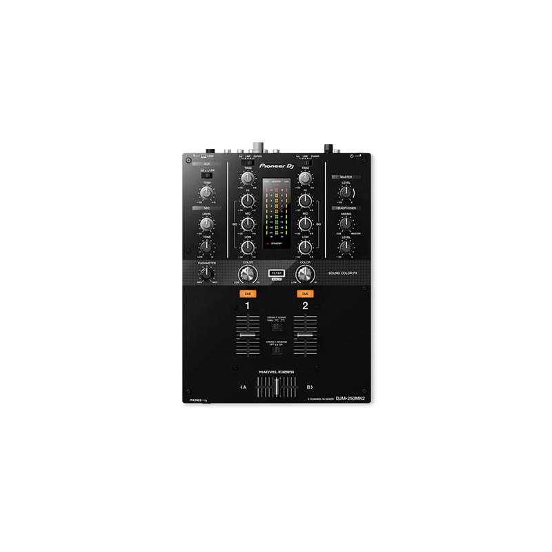 Mixer pioneer dj djm-250mk2 a 2 canali pro