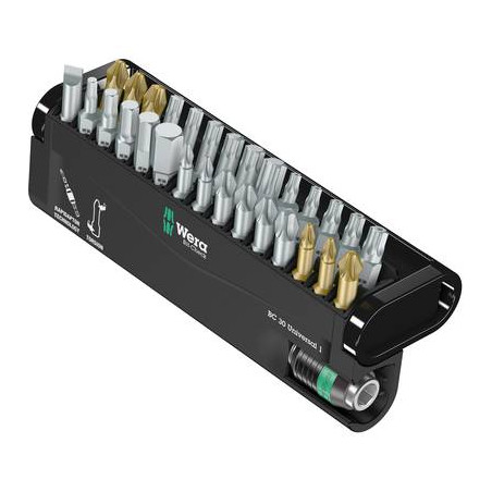 Kit inserti di avvitamento 30 parti wera bc universal/30 bit-check