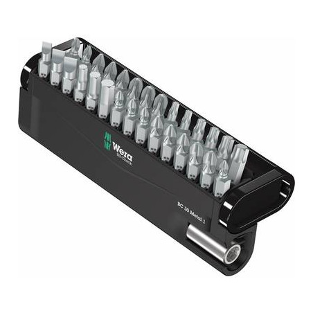 Kit inserti di avvitamento 30 parti wera bit-check 30 metal 1