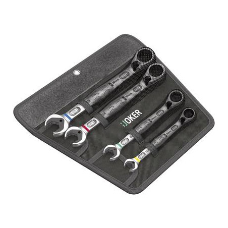 Kit chiavi combinate a cricchetto 4 parti 10 - 19 mm wera [05020090001]