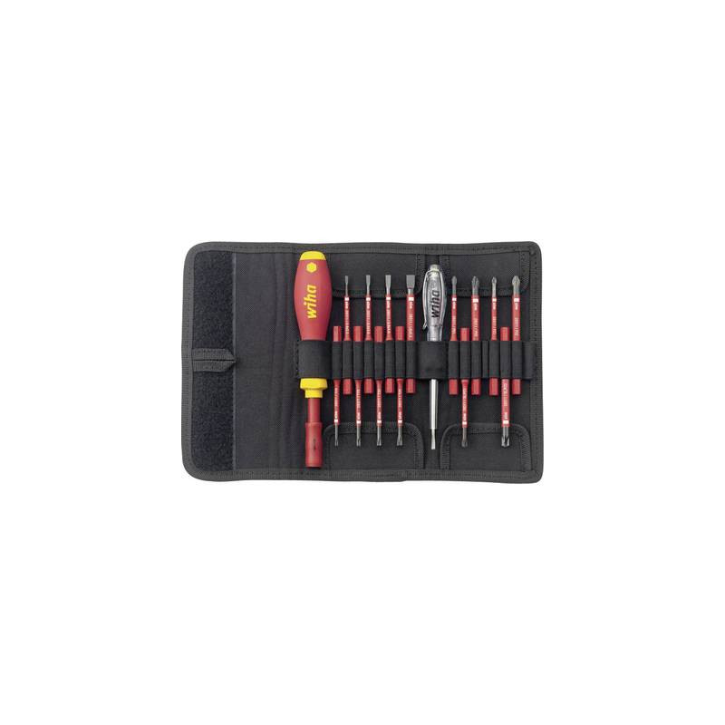 Kit di punte intercambiabili per giraviti vde 16 parti wiha 2831