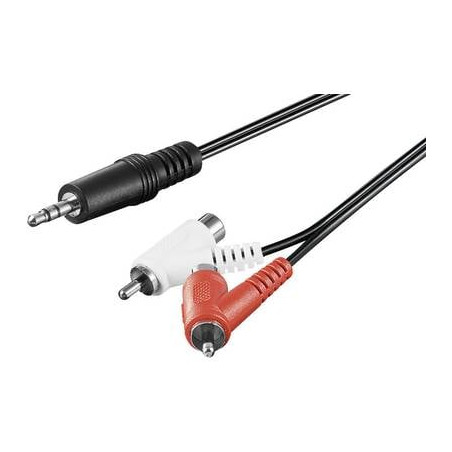 Cavo di collegamento audio rca / jack [2x spina rca, presa rca -