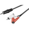 Cavo di collegamento audio rca / jack [2x spina rca, presa rca -