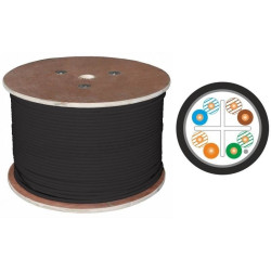 Cavo di rete in matassa ftp alantec cat.6 4x2x23awg 305m