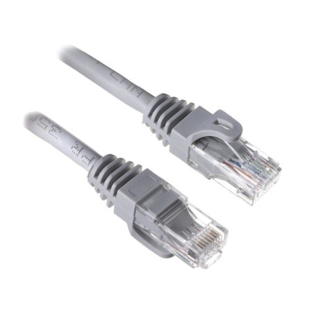Cavo di rete patch a-lan (rj45 - rj45) u/utp cat.5e 3m grigio