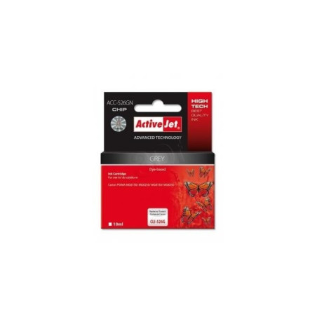 Cartuccia d'inchiostro activejet acc-526gn per canon cli-526g