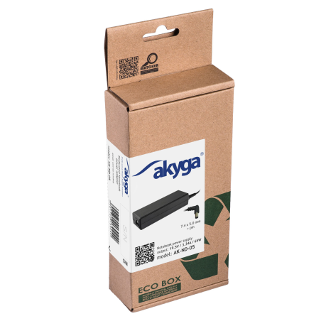 Alimentatore notebook akyga ak-nd-05 (19 5 v 3 34a 65 w 7.4