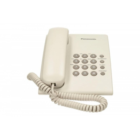 Telefono fisso panasonic bianco [kx-ts500pdw]