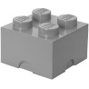 Contenitore mattoncino lego 4 bottoncini grigio pietra [40031740]