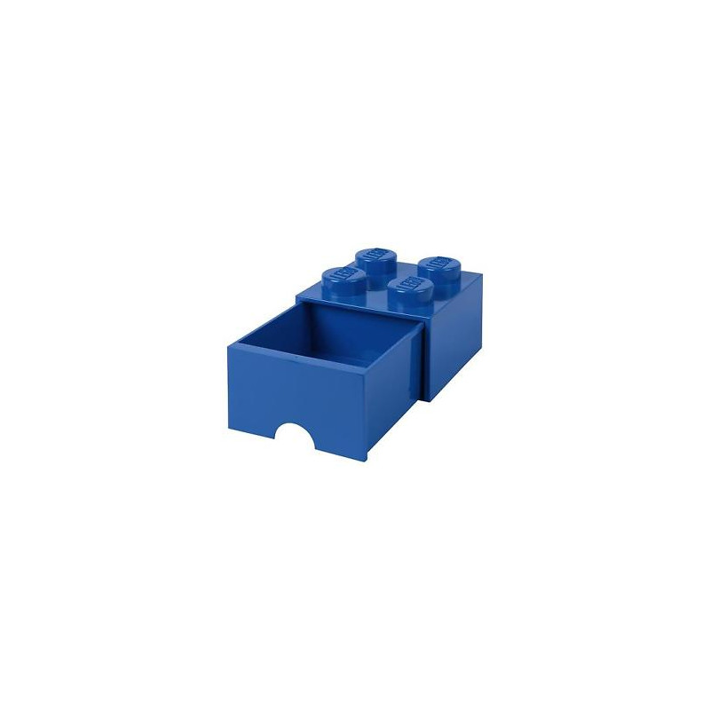 Contenitore mattoncino lego 4 bottoncini blu [40051731]