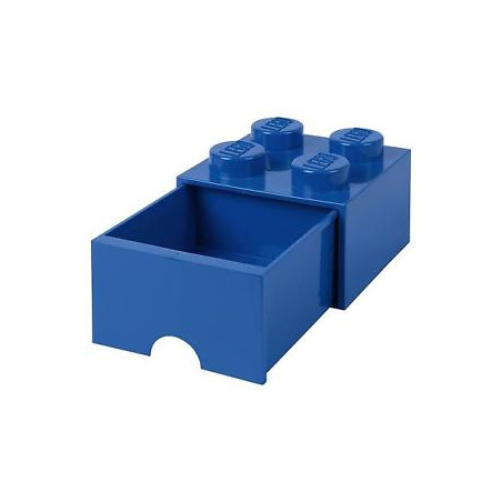 Contenitore mattoncino lego 4 bottoncini blu [40051731]