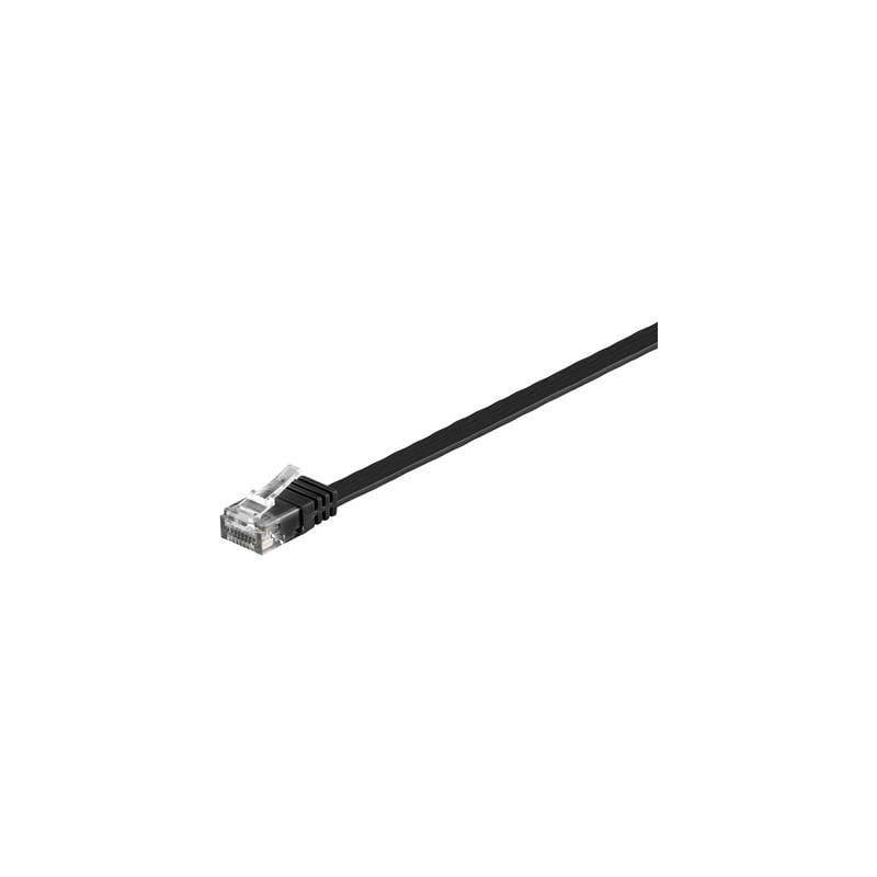 Cavo di collegamento rj45 rete cat 6 u/utp 1.5 m nero altamente flessibile