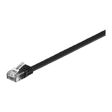 Cavo di collegamento rj45 rete cat 6 u/utp 1.5 m nero altamente flessibile