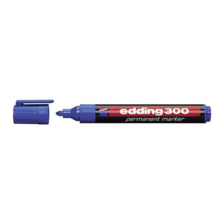 Marcatore permanente edding 300 1,5-3 mm blu punta tonda [4-300003]
