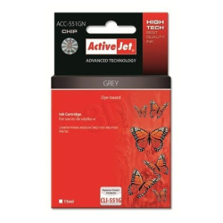 Cartuccia d'inchiostro activejet acc-551gn per canon cli-551g