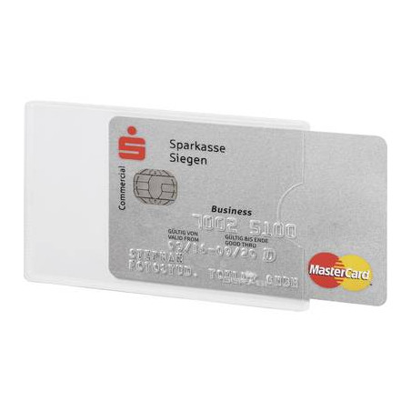 Durable porta rfid, busta protettiva plastica con schermatura rfid