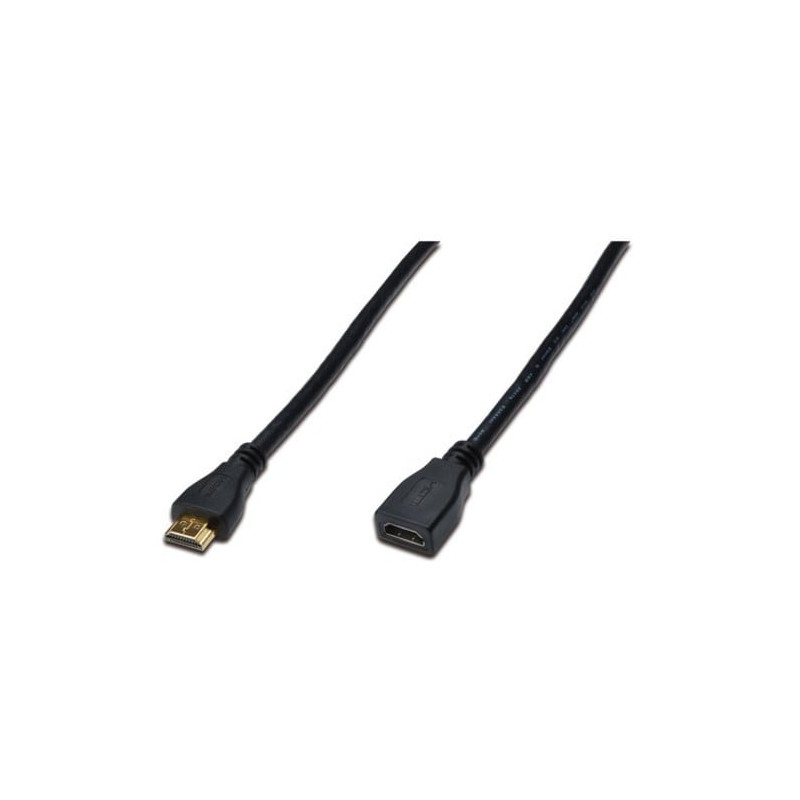 Cavo assmann hdmi high speed extension cable. type a m/f. 5.0m. [ak-330201-050-s]