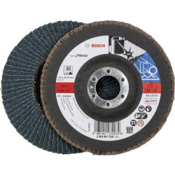 Disco lamellare best for metal, supporto in fibra bosch accessories