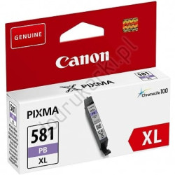 Cartuccia activejet per canon 11ml blu [acc-581pbnx]
