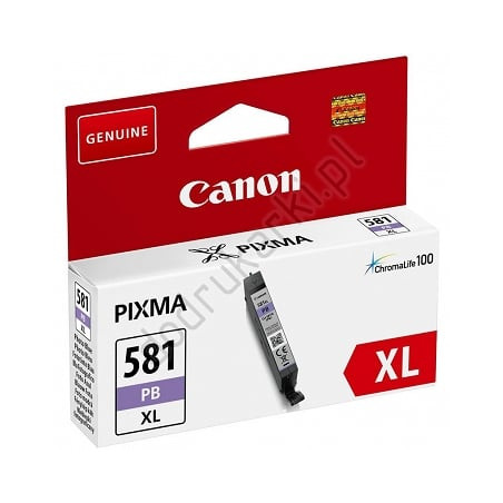 Cartuccia activejet per canon 11ml blu [acc-581pbnx]