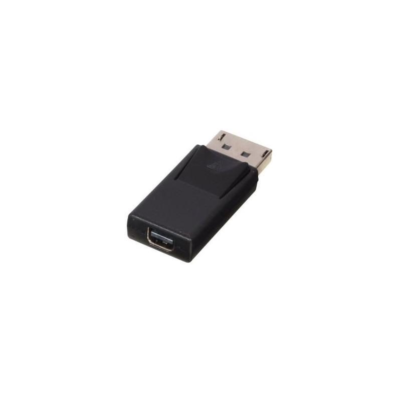 Adattore lindy displayport a mini-displayport m/f nero [41089]