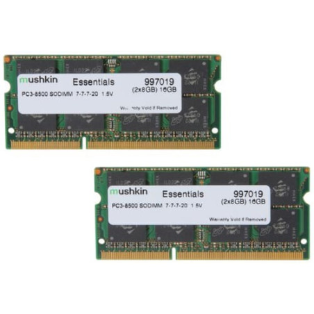 Ram so-dimm ddr3-1066 16gb mushkin essential k2 [997019]