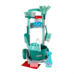 Carrello di pulizia theo klein leifheit con accessori verde [6562]