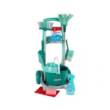 Carrello di pulizia theo klein leifheit con accessori verde [6562]