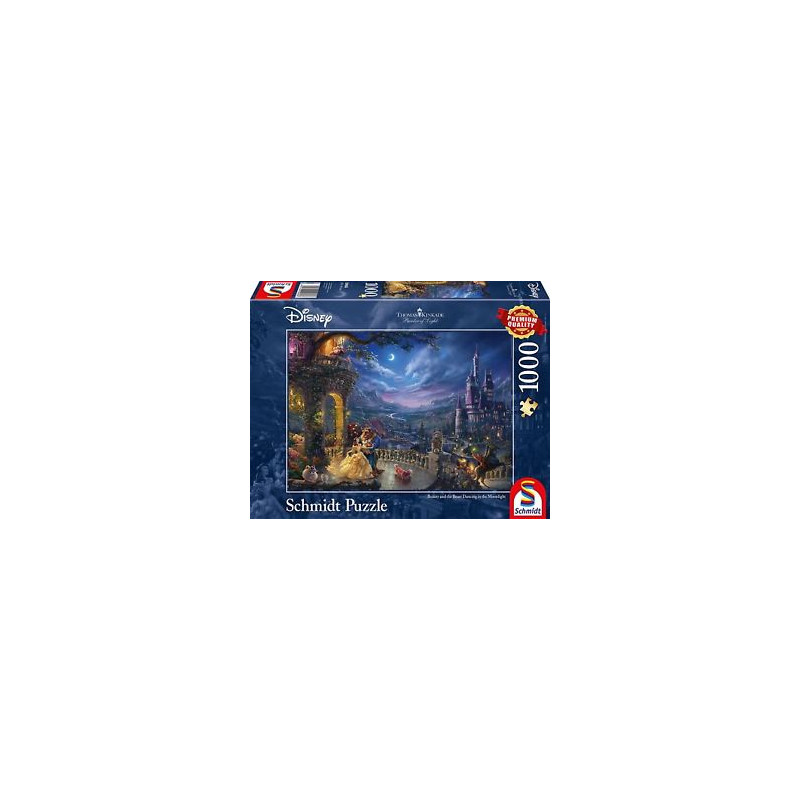 Schmidt spiele 59484 puzzle - disney la bella e la bestia [59484]