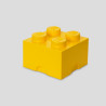 Contenitore room copenhagen mattone lego brick da 4 giallo [rc40031732]