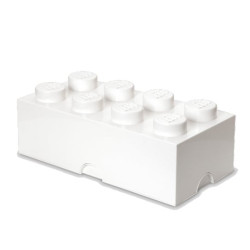 Contenitore room copenhagen mattone lego brick da 8 bianco [rc40041735]