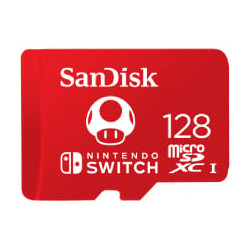 128gb scheda microsdxc sandisk nintendo v2 [sdsqxao-128g-gnczn]