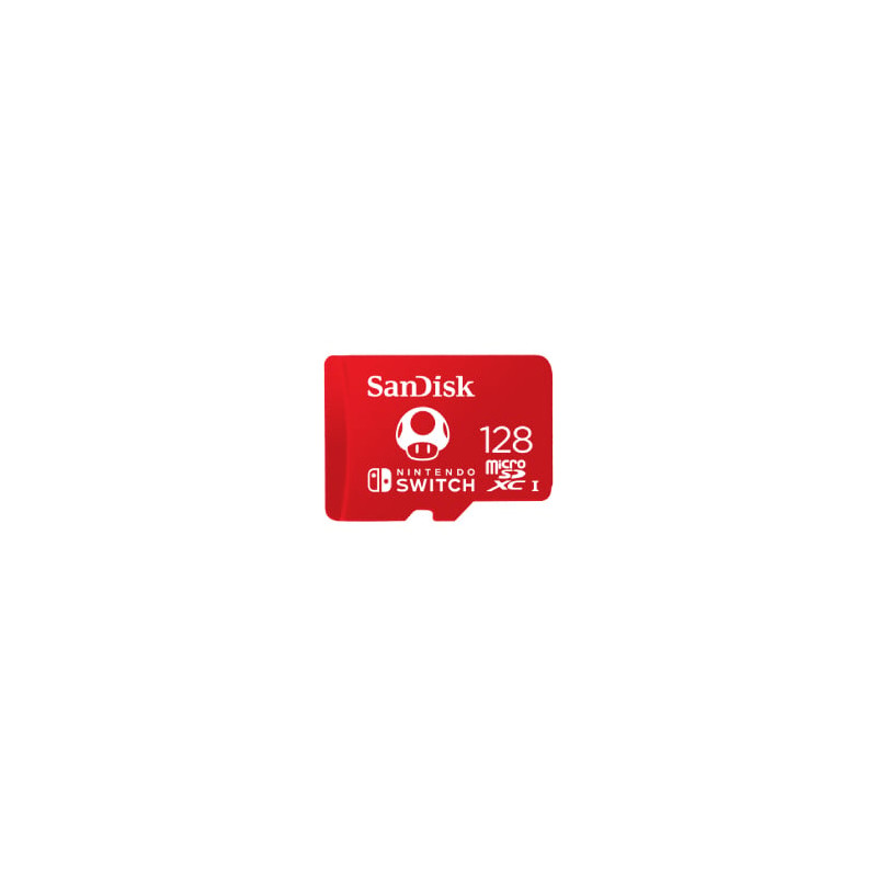 128gb scheda microsdxc sandisk nintendo v2 [sdsqxao-128g-gnczn]