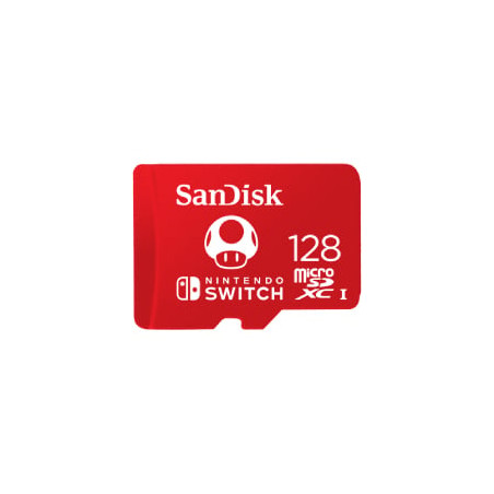 128gb scheda microsdxc sandisk nintendo v2 [sdsqxao-128g-gnczn]