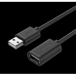 Cavo unitek y-c450gbk usb usb2.0 am-af, 2.0m [y-c450gbk]