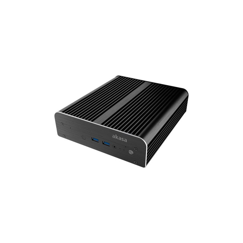 Case akasa newton s7 (2,5", nero, usb) [a-nuc35-m1b]