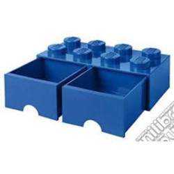 Contenitore room copenhagen lego brick drawer 8 blu [rc40061731]