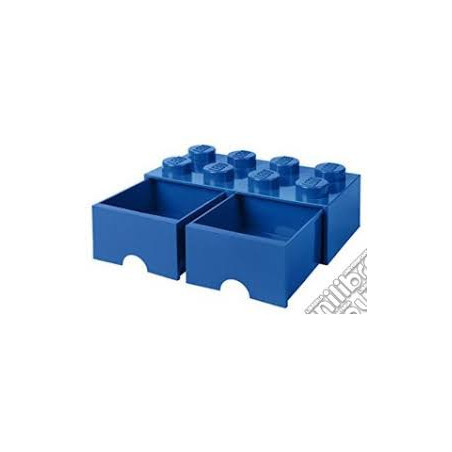 Contenitore room copenhagen lego brick drawer 8 blu [rc40061731]