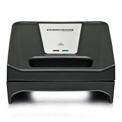 Piastra grill rommelsbacher 700w nero/argento [swg 700]